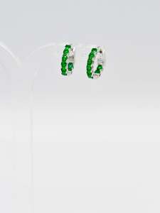 Baby Silver: Silver Green CZ Bali