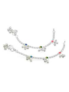 Baby Anklets: Silver Baby Anklet