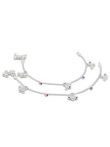 Sterling Silver Girls Anklets