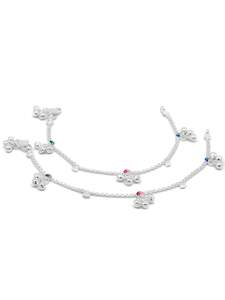 Sterling Silver Girls Anklets