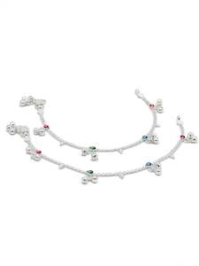 Sterling Silver Girls Anklets