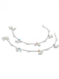 Sterling Silver Girls Anklets