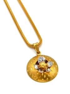 Under 1001: 22ct Gold Two Tone Pendant