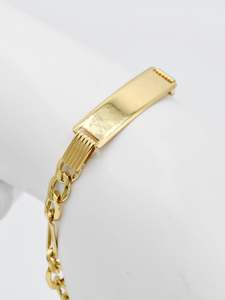 18ct Gold Figaro Bracelet
