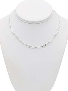 Silver Figaro Chain