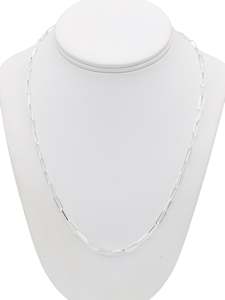 Silver Paper Clip Chain