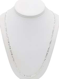 Silver Figaro Chain
