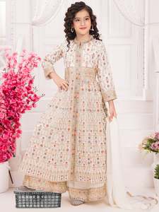 Girls Plazzo Sharara Suit: Vaishali Palazzo Suit