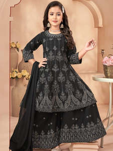 Girls Plazzo Sharara Suit: Veena Palazzo Suit