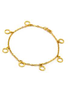 Bracelets: 22CT Gold Charm Bracelet