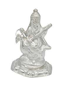 Silver Items: Silver Maa Saraswati Murti