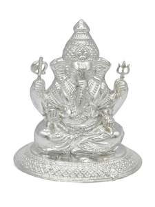 Silver Ganesh Murti