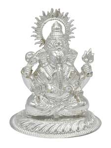 Silver Ganesh Murti