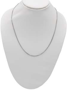 Mens Chain: 18ct White Gold Chain