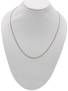 Mens Chain: 22ct Gold Two Tone Box Chain