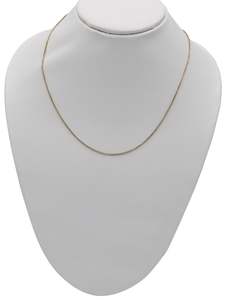 22ct Gold Two Tone Box Chain