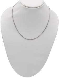 18ct White Gold Chain