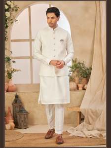 Mens Kurta Set With Jacket