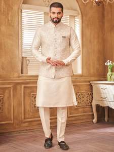 Mens Kurta Set With Jacket