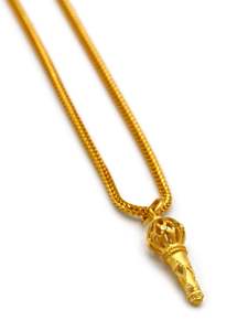 Under 500: 22ct Gold Gada Pendant