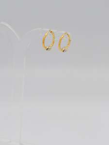 22ct Gold Two Tone Ball Bali