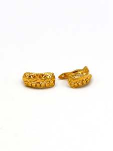 Spring Bali Earrings: 22ct Gold Bali