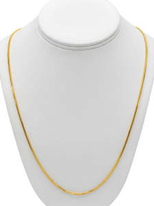 22Ct Gold Fox Tail - 60 Cm