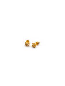 Baby Gold Jewellery: 22ct Gold CZ Stud Earrings