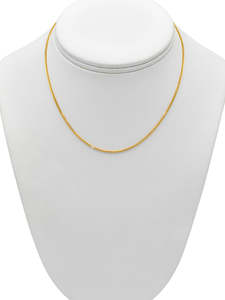 22Ct Gold Fox Tail Chain - 35 cm