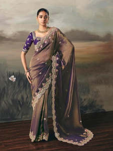 Tiara Silk Zari Work Saree