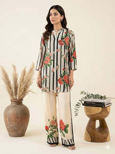 Kurti Pants: Zalak Co-Ord Set
