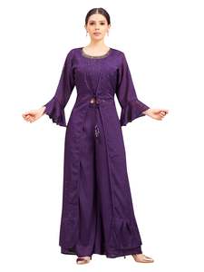 Rupa Crop Top Palazzo Suit With Jacket