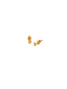 22ct Gold Ball Stud Earrings