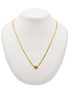 22ct Gold CZ Fancy Chain