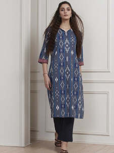 Kurti Pants: Biba Straight Kurti