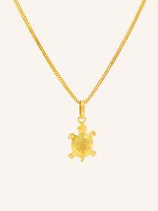 Pendants: 22ct Gold Turtle Pendant