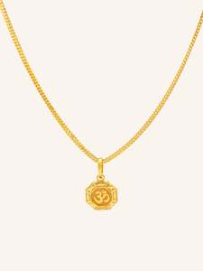 22ct Gold OM Pendant