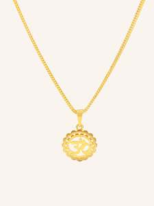 22ct Gold OM Pendant