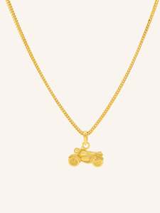 Pendants: 22ct Gold Bike Pendant