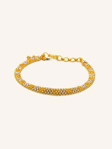 22ct Gold Two Tone Bracelet