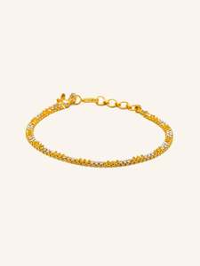 22ct Gold Two Tone Bracelet