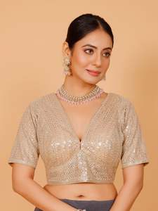 Ladies Nett Resham Work Blouse