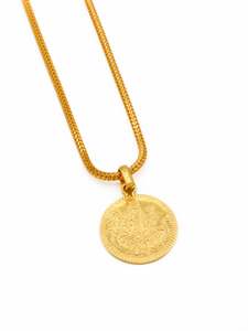 22ct Gold Laxmi Coin Pendant
