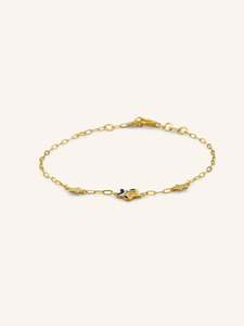 Bracelets: 22ct Gold Star Bracelet