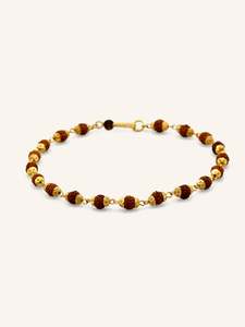 22ct Gold Rudraksha Bracelet