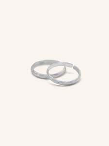 925 Sterling Silver Pair Toe Ring