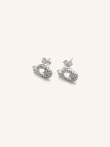 925 Sterling Silver CZ Stud Earring