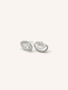 925 Sterling Silver CZ Stud Earring