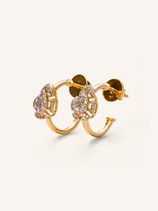 18ct Gold: 18ct Gold Diamond Stud Earrings