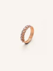 18ct Gold Diamond Stack Rings